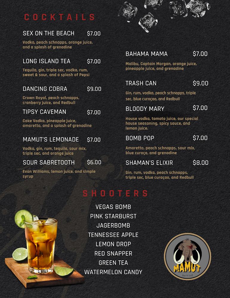 Mamut Bar N' Grill Menu image 2