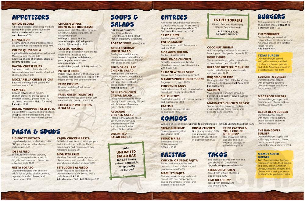 Mamut Bar N' Grill Menu image 3
