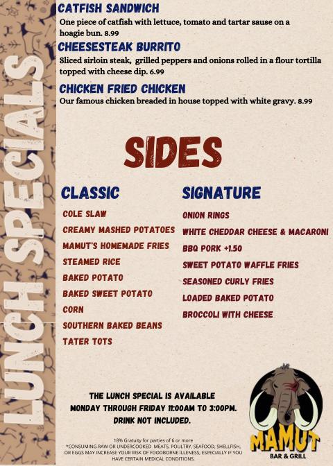 Mamut Bar N' Grill Menu image 4
